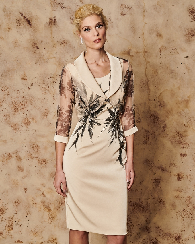 Mother of the bride dress with bolero