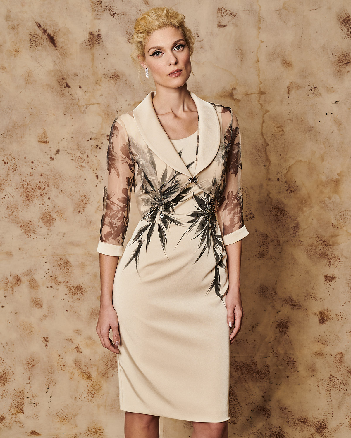Classic Dresses / Mother of the bride dress with bolero