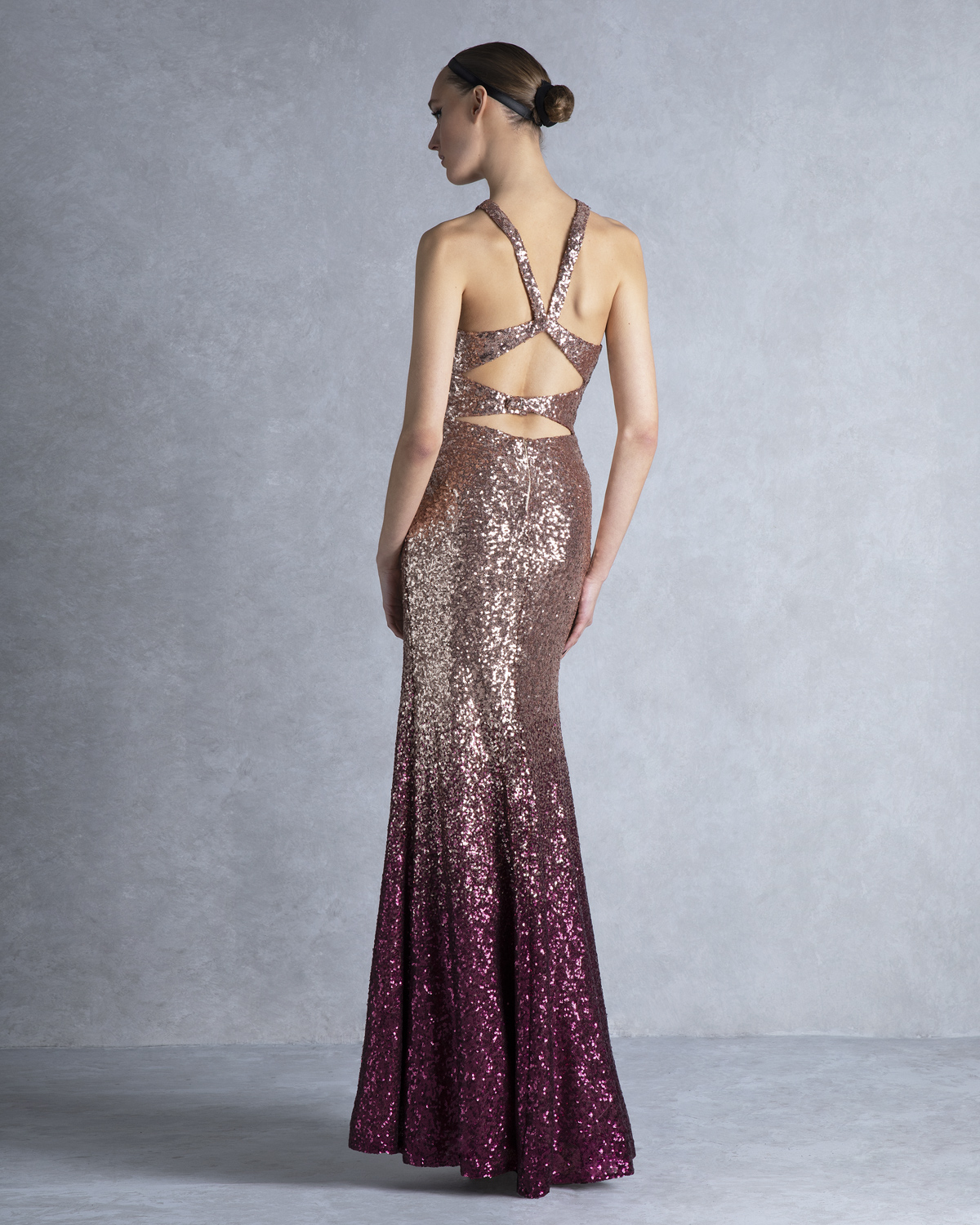 Evening Dresses / Long evening dress with sequence