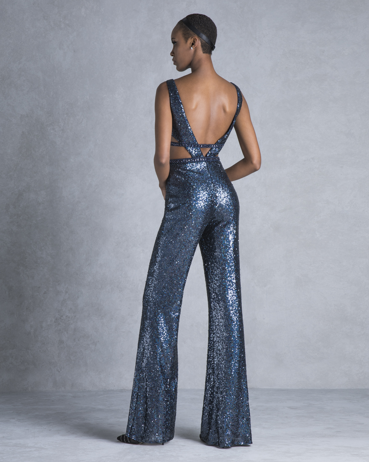 Evening Dresses / Evening jumpsuit with sequence