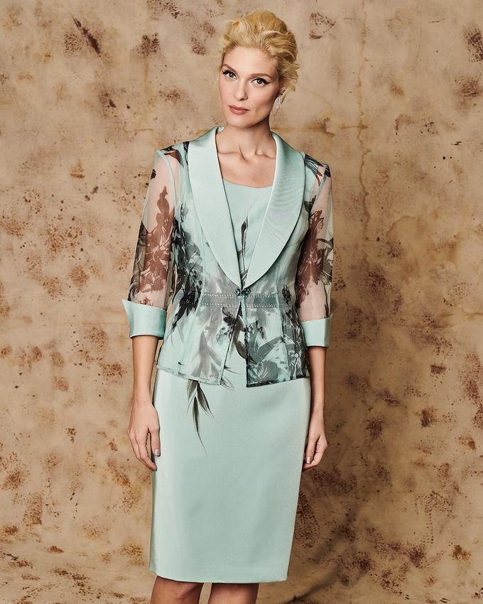 Mother of the bride dress with jacket