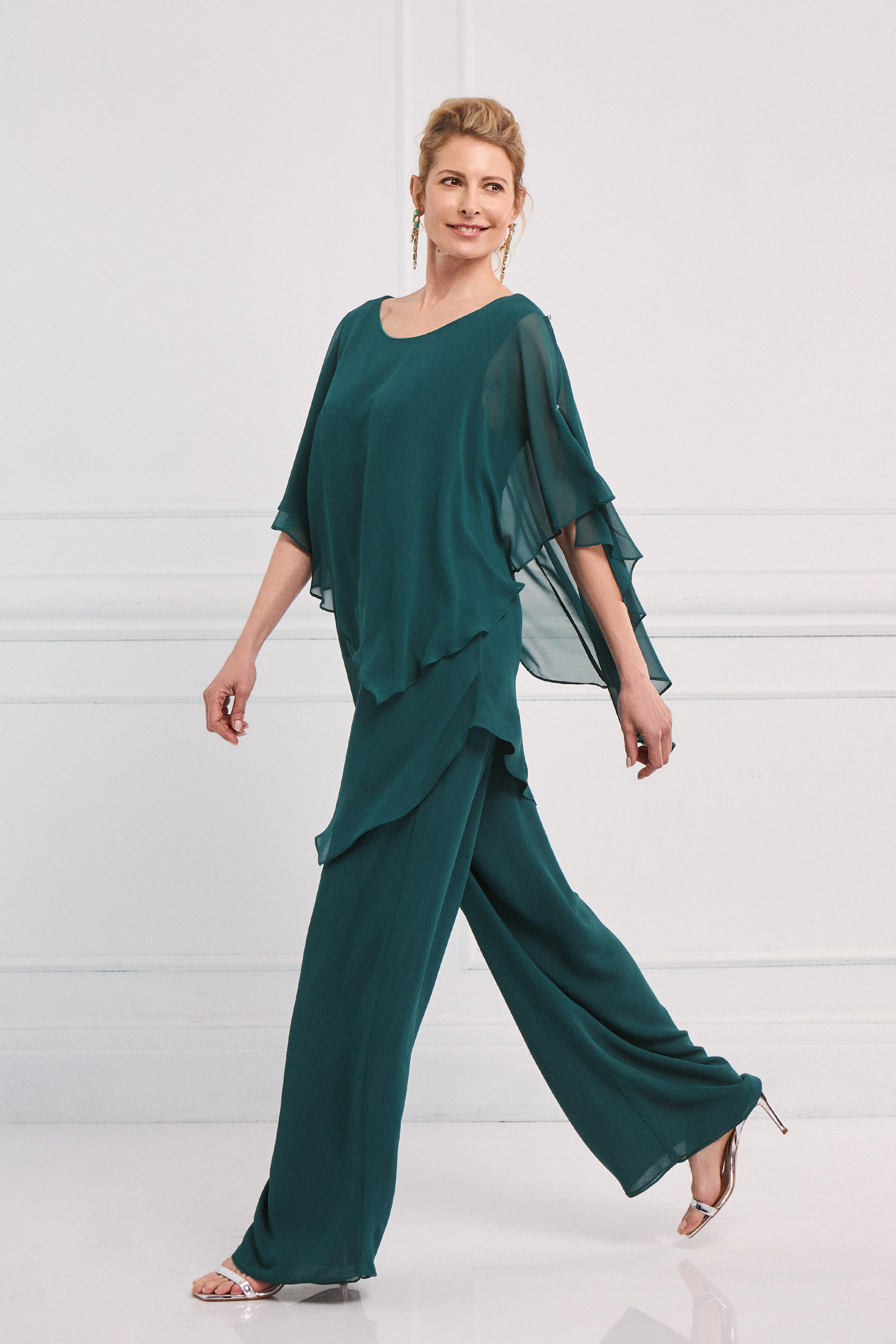 Classic Dresses / Classic pants with chiffon blouse